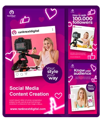 socail media posters content creation