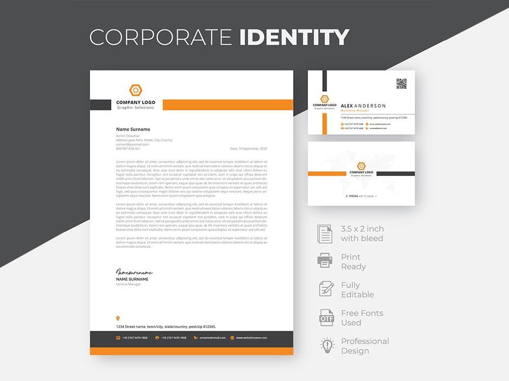 Business Card & Letterhead