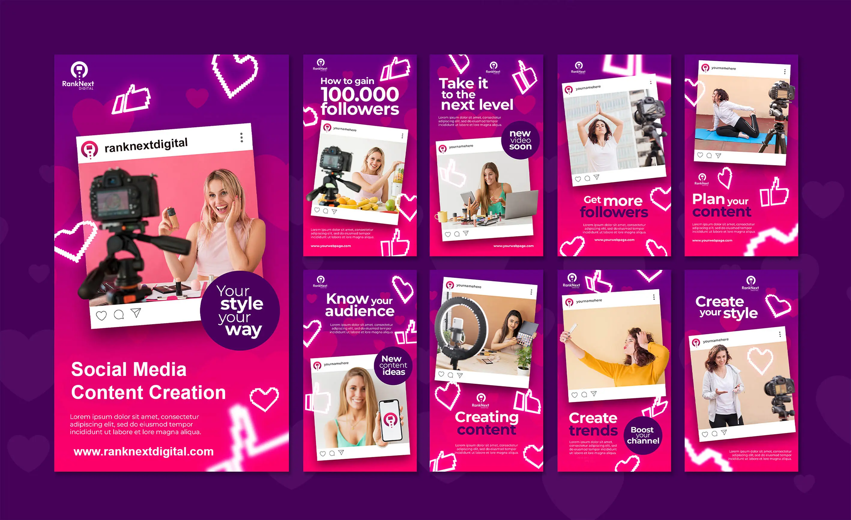 social media content creation